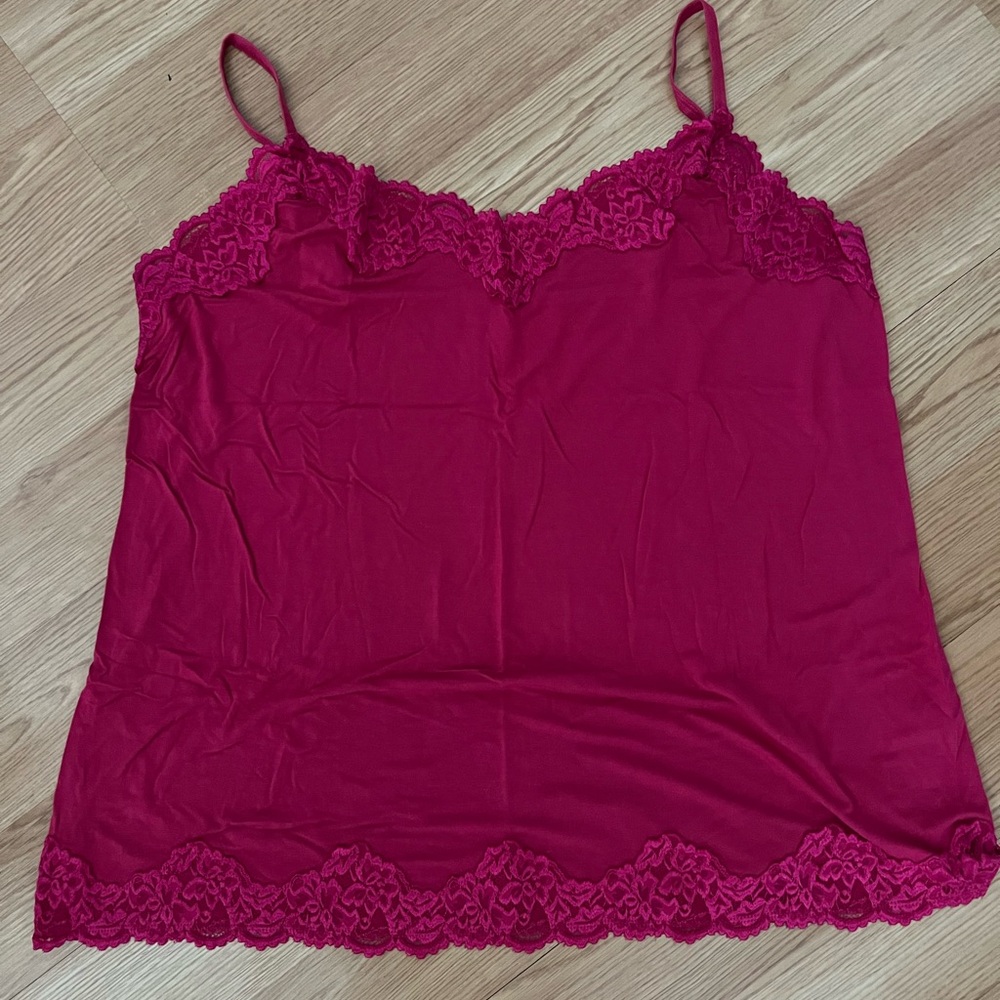 The Lace Cami by Lane Bryant. Pink. Size 22/24. Excellent condition.